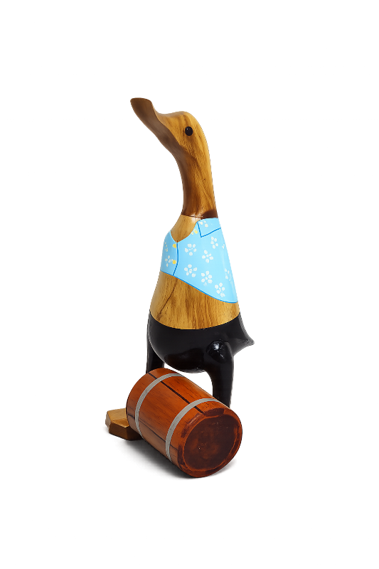 Prost! Die Biertrinker Ente, 25cm hoch