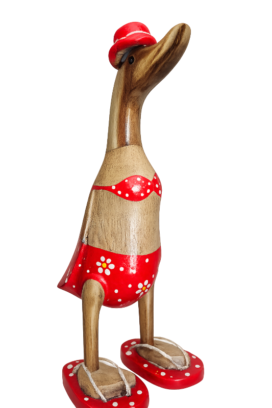 Die Strand Ente Ruby, 30cm hoch