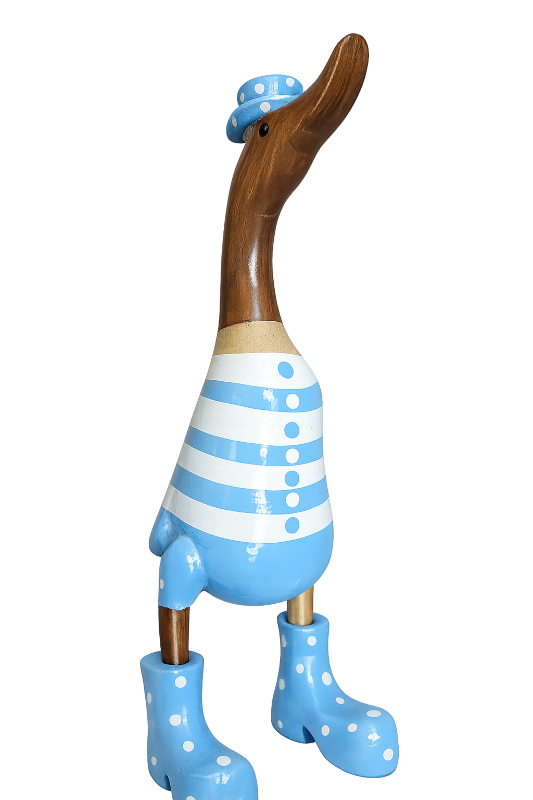 Die Himmelblau Ente, 25cm hoch