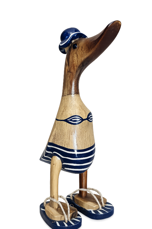 Die Strandflanierer-Ente, 25cm hoch