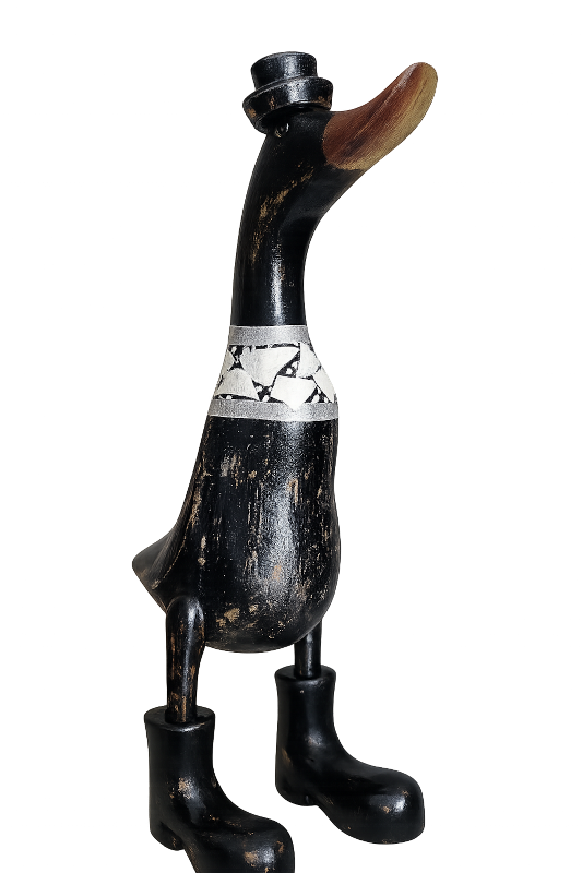 Dark Duck, 35cm hoch