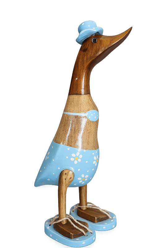 Die Himmelblümchen-Ente, 35cm hoch