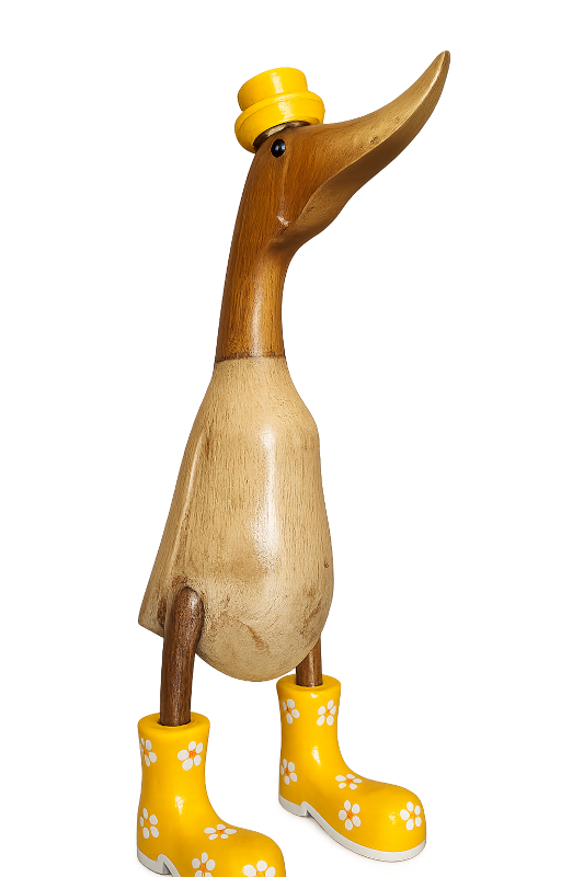 Die Gummistiefel-Ente, 35cm hoch