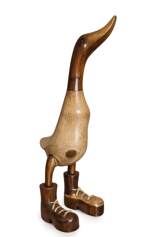 Die Schnürstiefel Ente, 35cm hoch