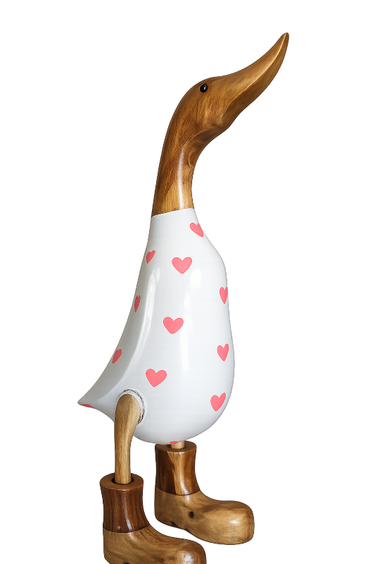 Die Herzchen-Ente, 45cm hoch